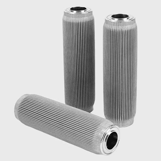 Pleated Wire Mesh Filter Double Opening Type