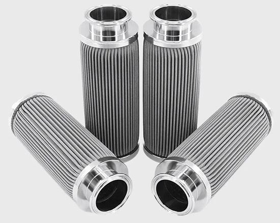 Pleated Metal Filter Element Quick Release Connection Type