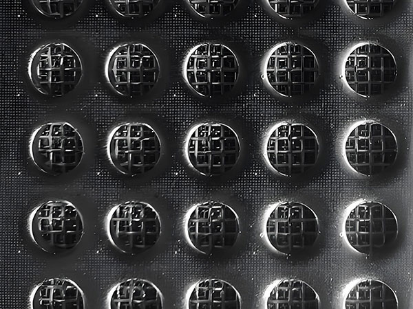 hastelloy sintered wire mesh with round hole peforated metal
