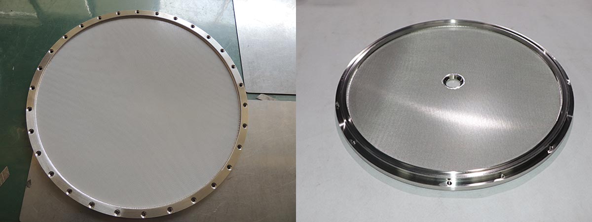 sintered mesh filter disc plate tri-clamp filter spool