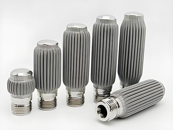 pleated metal filter for filter candle screen changer