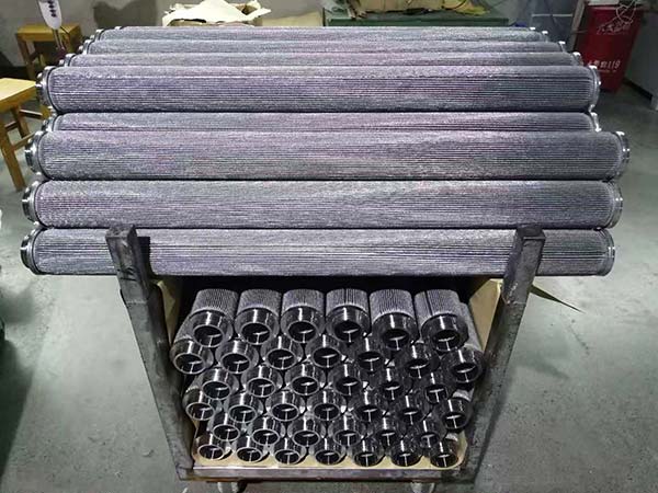 sintered metal fiber felt filter cartridges