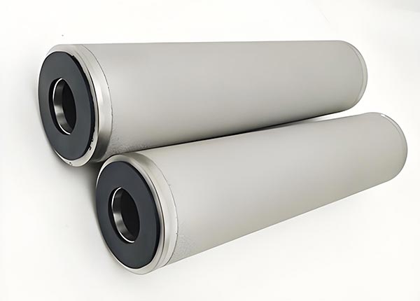 sintered porous metal powder filter cartridges