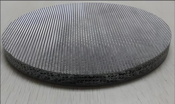 6 layer sintered wire mesh with additional coarse mesh