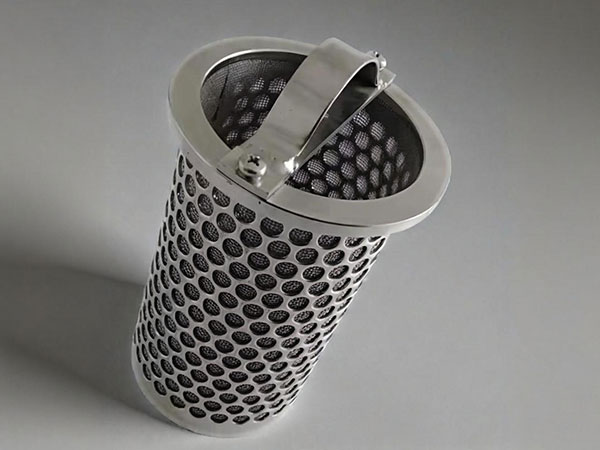 Sintered Metal Mesh Filter Basket Strainer Sintered Metal Mesh Filter Basket Strainer